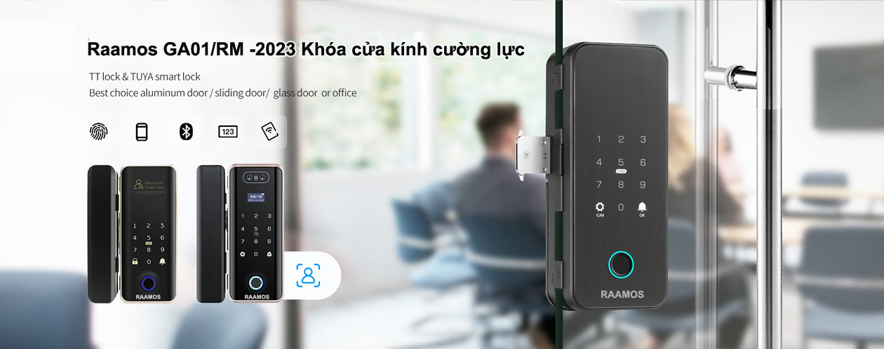 Khóa cửa kính Raamos